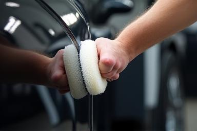 Car waxing and polishing for added shine and protection